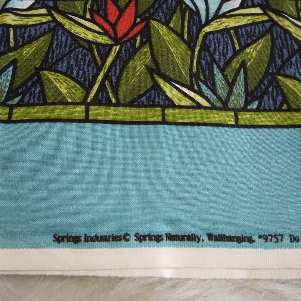 FABRIC PANEL "The Lord In My Shepherd 1 Ydx42 In Makes Lap Quilt Or Wall Hanging - Picture 10 of 11